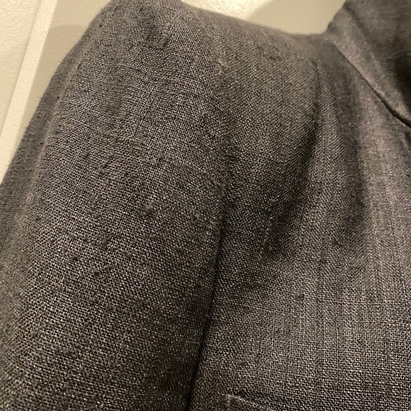 Herbert Grossman Vintage Black Linen Blazer - Picture 10 of 11